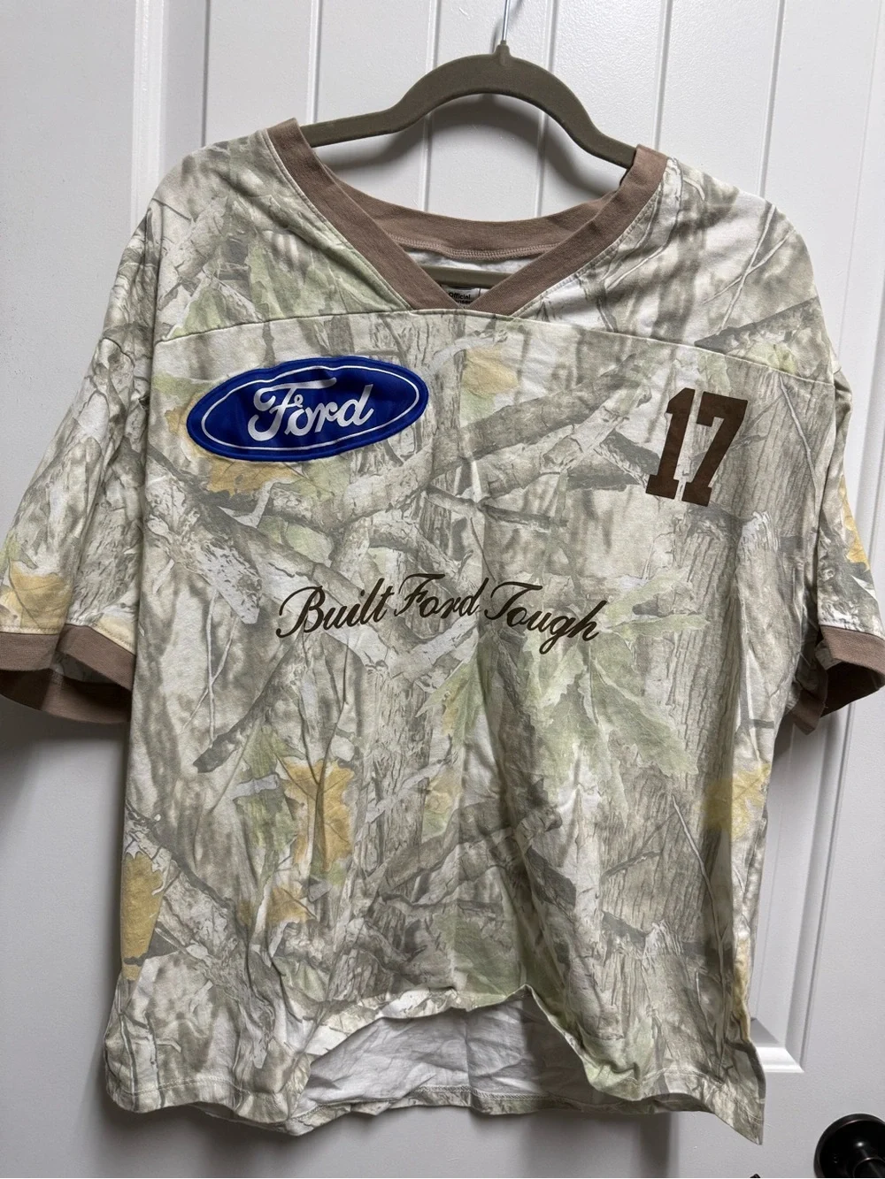 Ford Camo Logo Tee - Beige/Brown - Picture 1 of 4